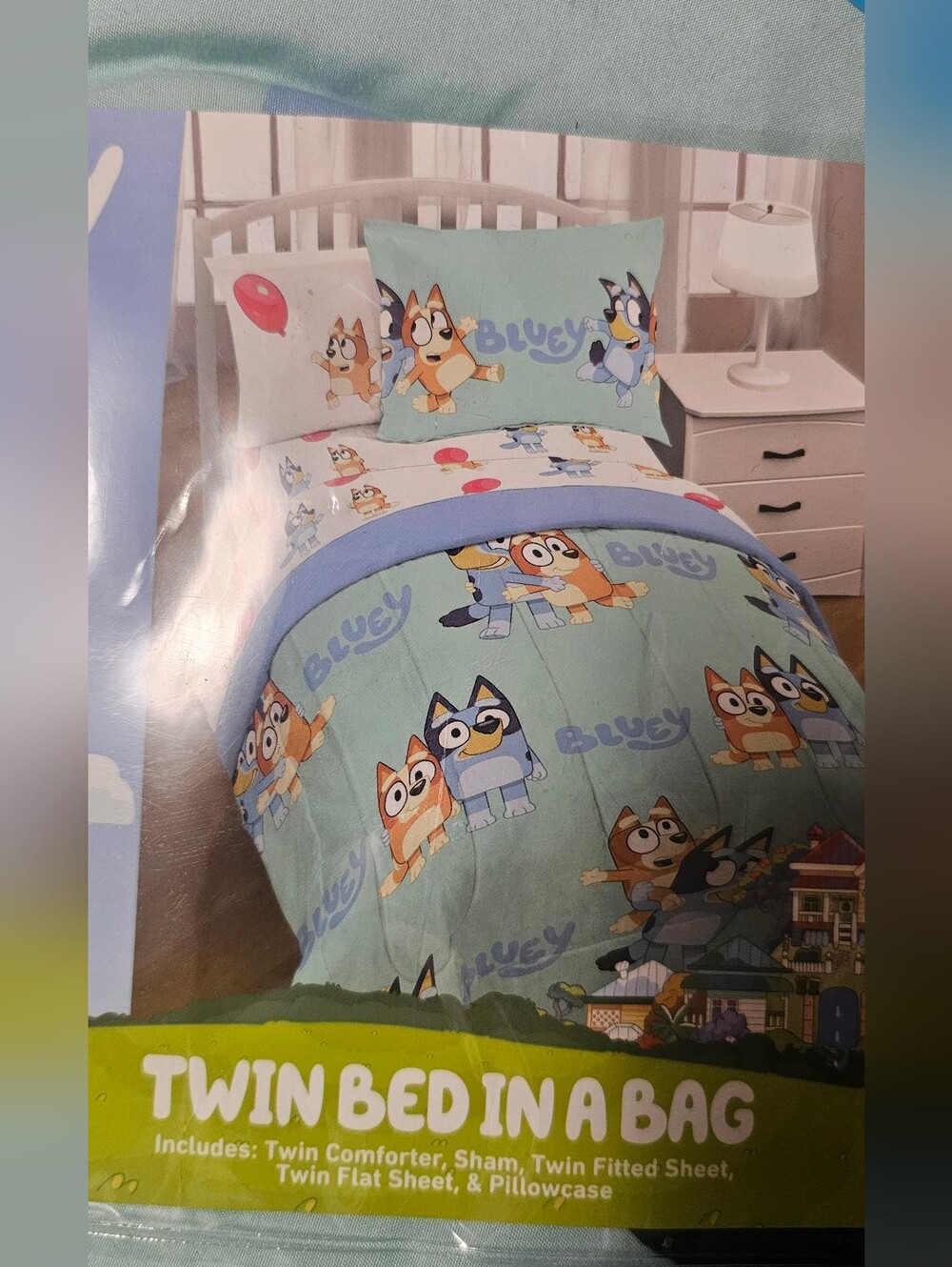 Bluey Twin Size Bed Set